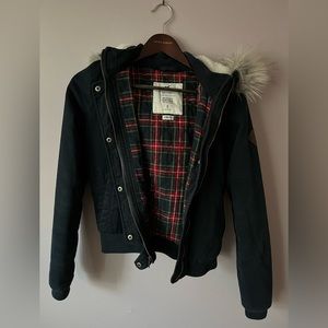 Hollister Women’s S Woolen Jacket Navy